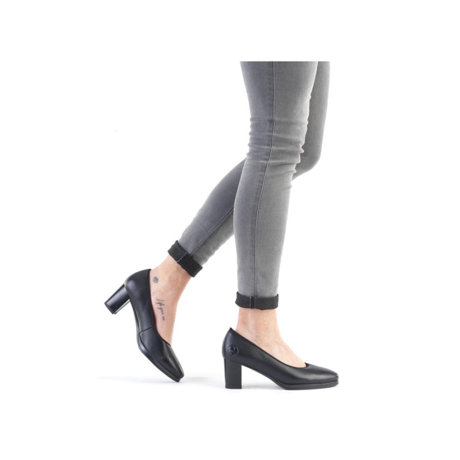 Pantofi Negri Femei Rieker 49560