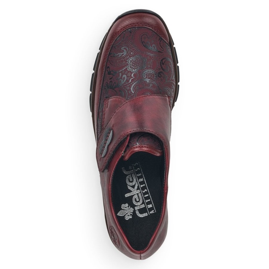 Rieker 537c0 Pantofi Dama Rosii