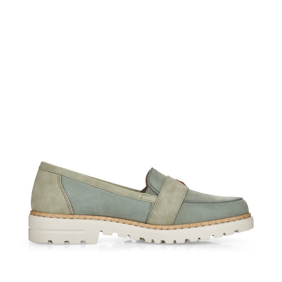 Rieker 54864 Pantofi Dama Verde