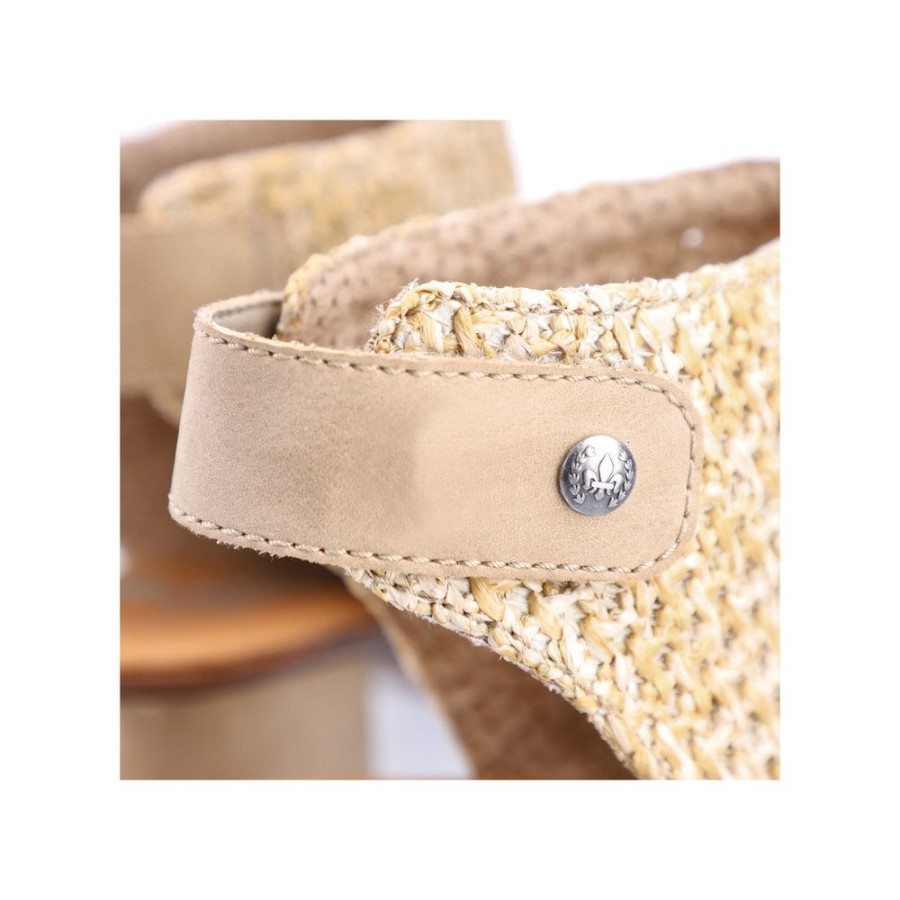 Rieker 64670 Sandale Dama Bej