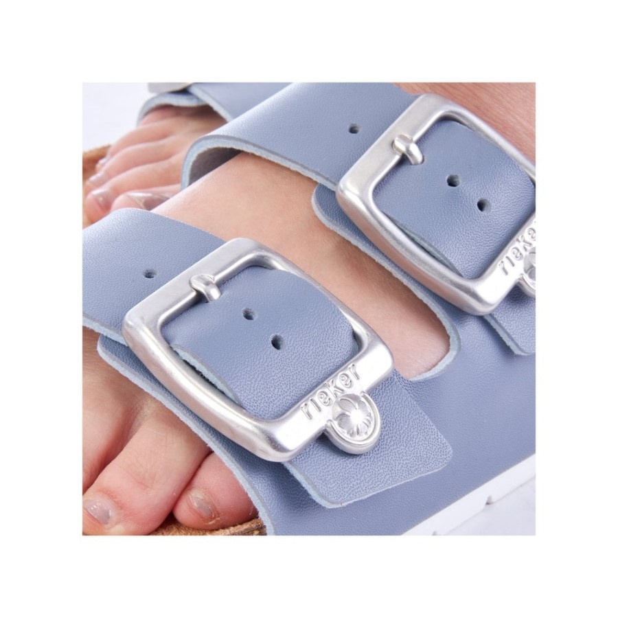 Rieker 69384 Sandale Femei Albastre