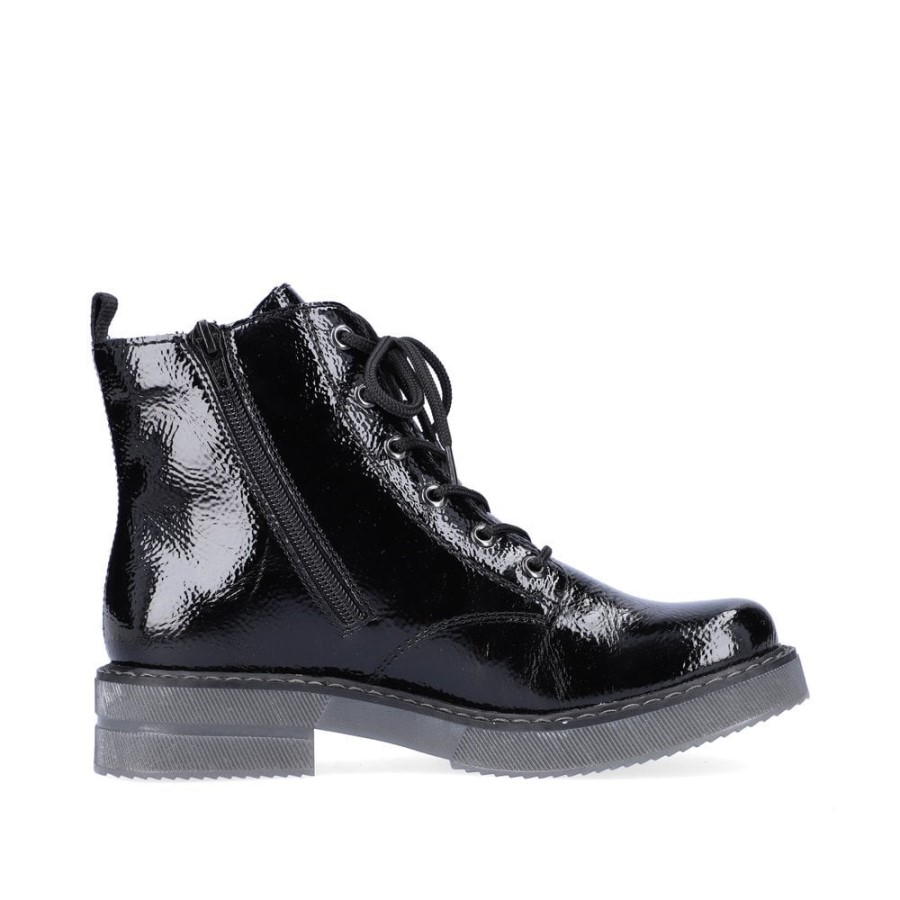 Rieker 72010 Cizme Femei Negre