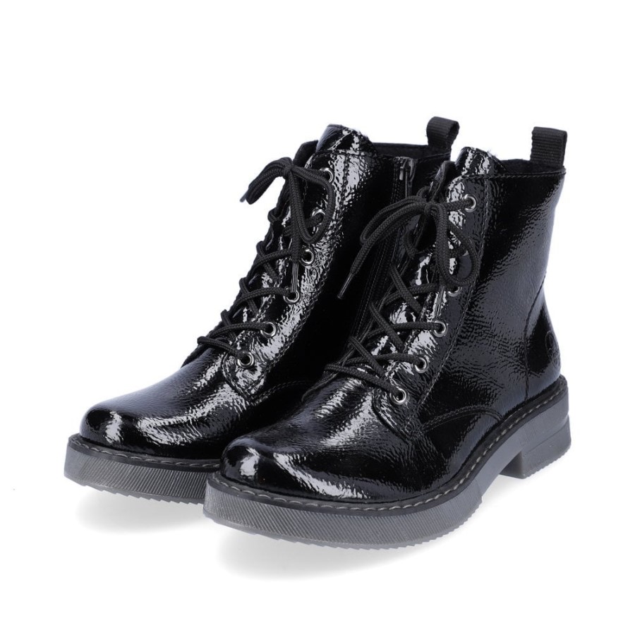 Rieker 72010 Cizme Femei Negre