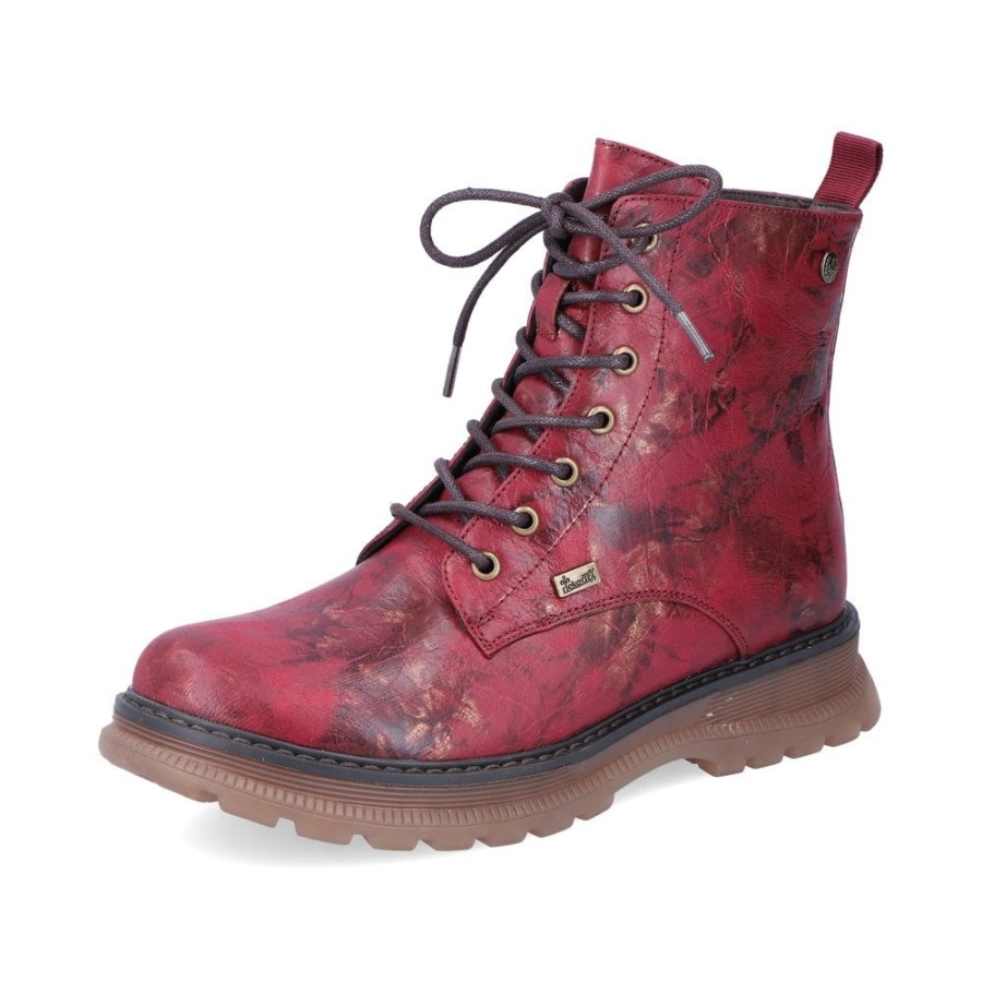 Rieker 92810 Cizme Dama Rosii