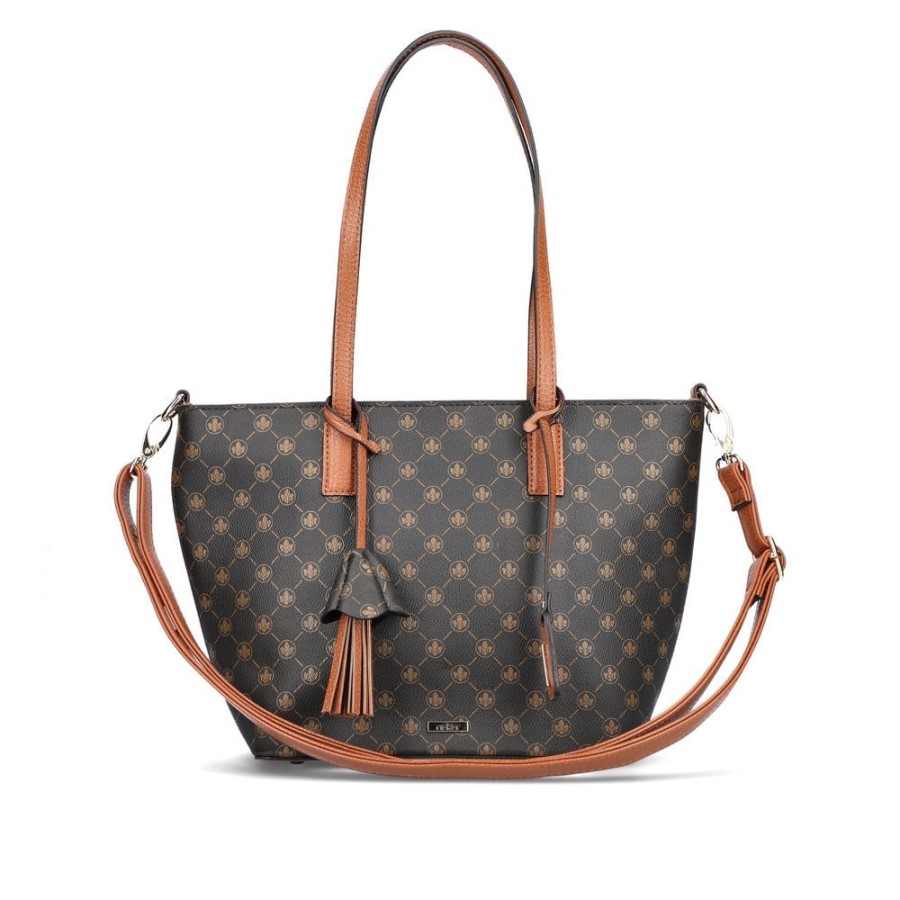 Rieker H1305-00 Geanta Neagra Cu Fermoar Femei Negru