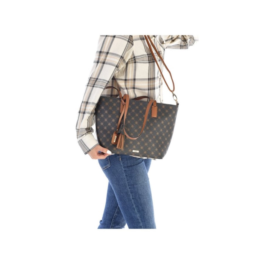 Rieker H1305-00 Geanta Neagra Cu Fermoar Femei Negru