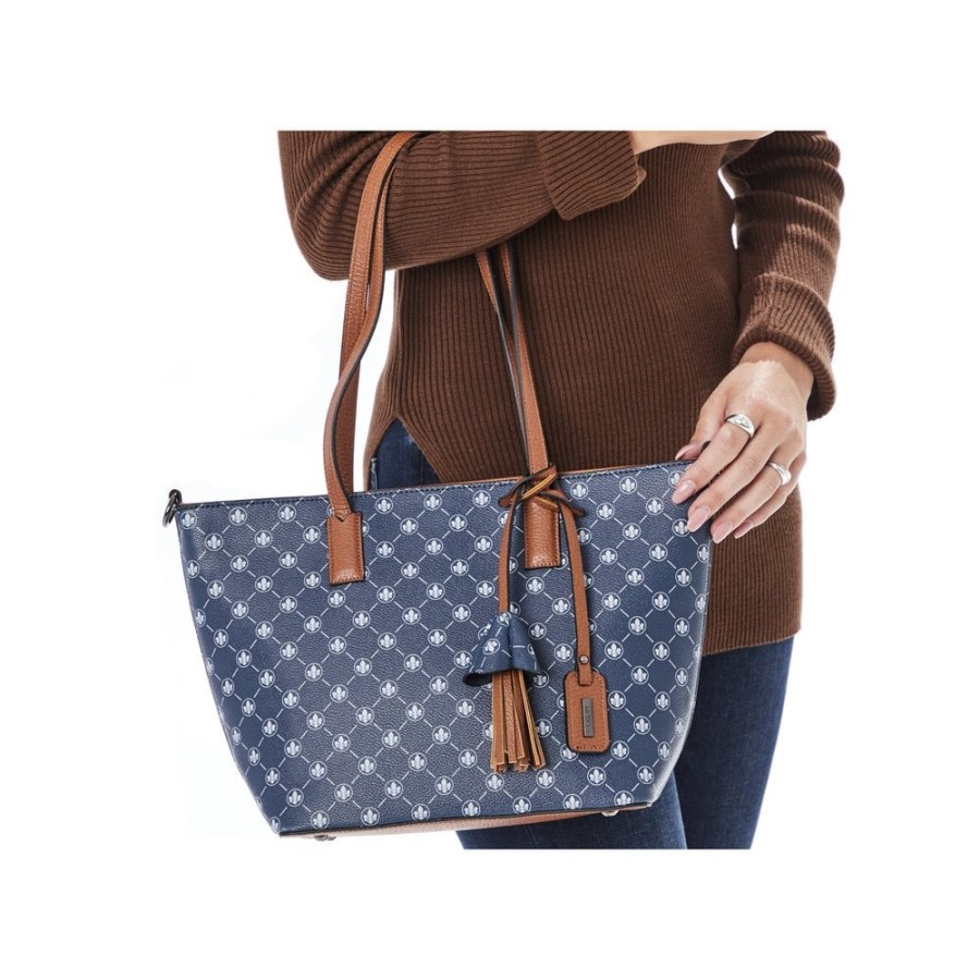 Rieker H1305-14 Geanta Femei Albastru Cu Fermoar Albastru