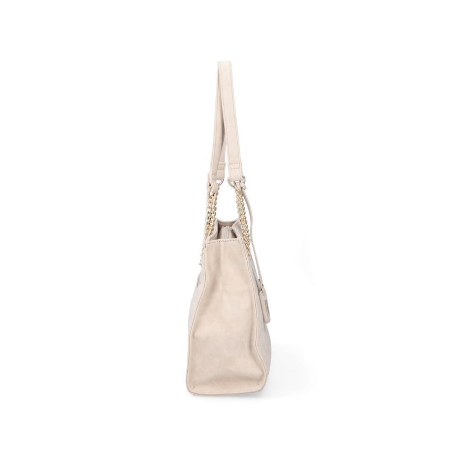 Rieker H1336-60 Geanta De Mana Bej Cu Fermoar Femei Bej