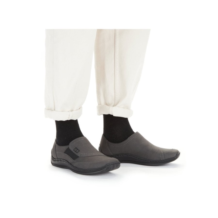 Rieker L1791 Pantofi Slip-on Dama Gri