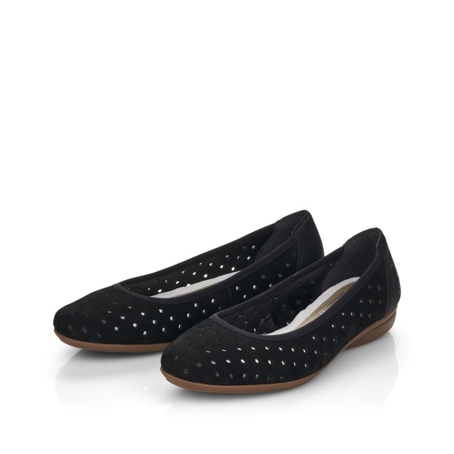 Pantofi De Dama Rieker L8355 Negri