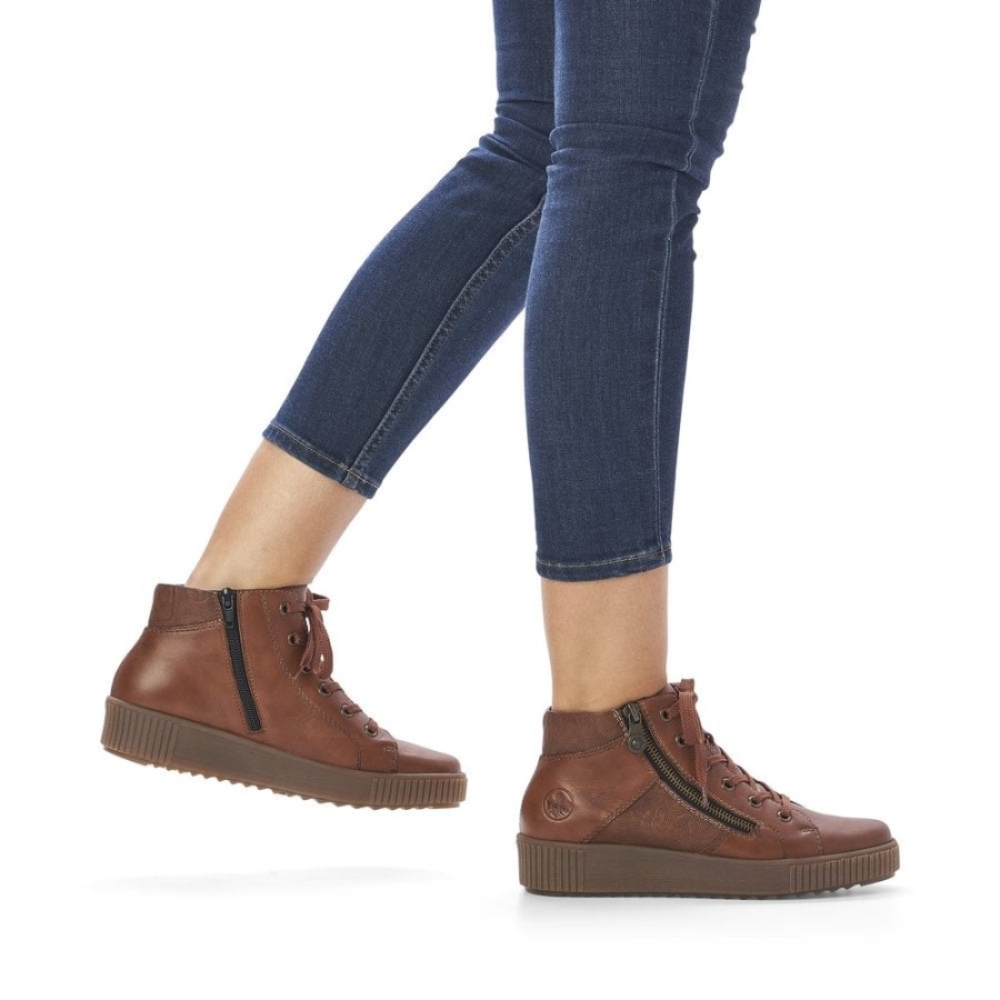 Rieker M6434 Cizme Femei Maro