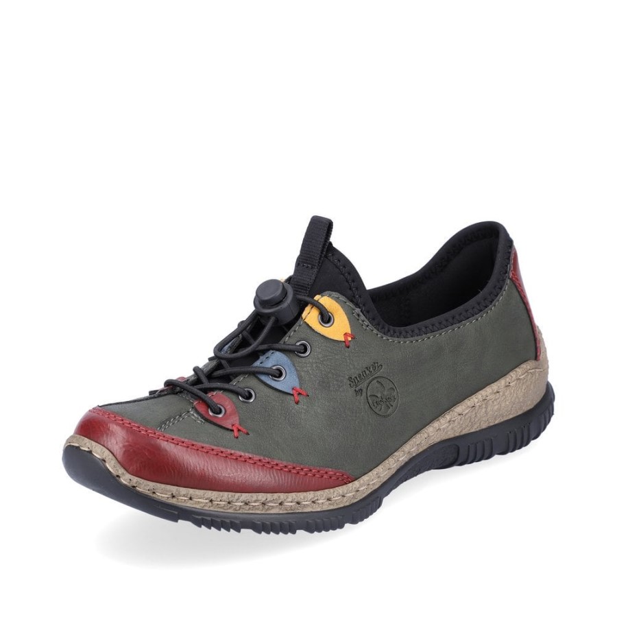 Rieker N3271 Pantofi Dama Verde