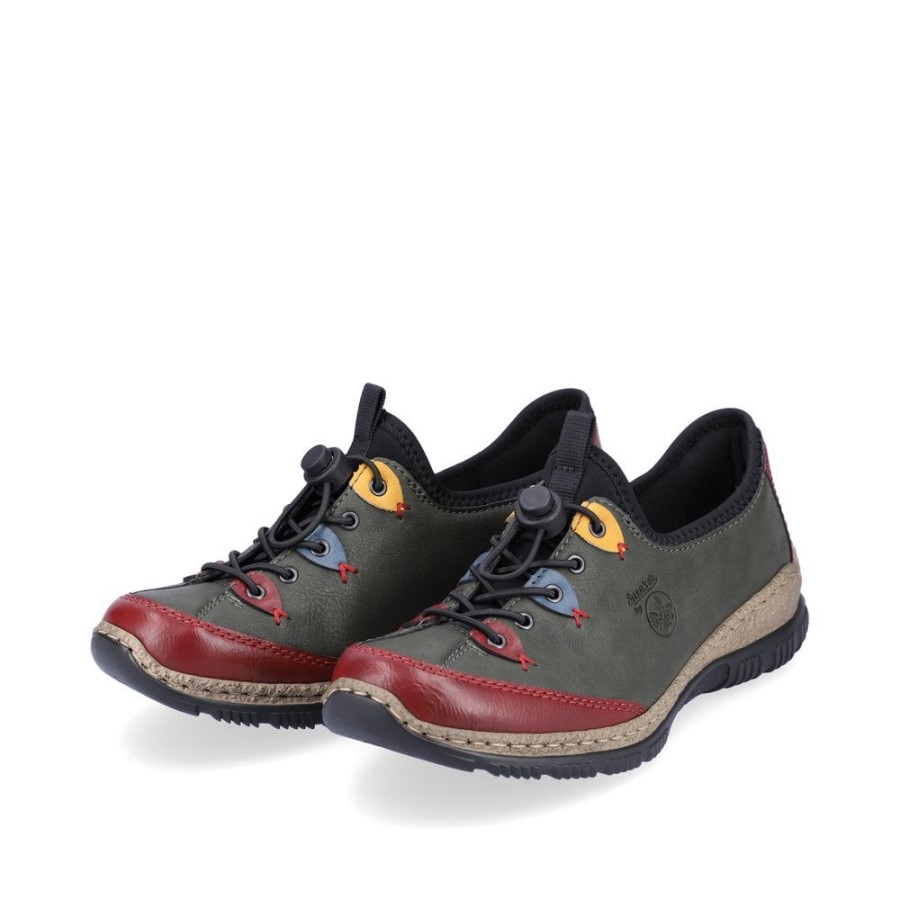 Rieker N3271 Pantofi Dama Verde