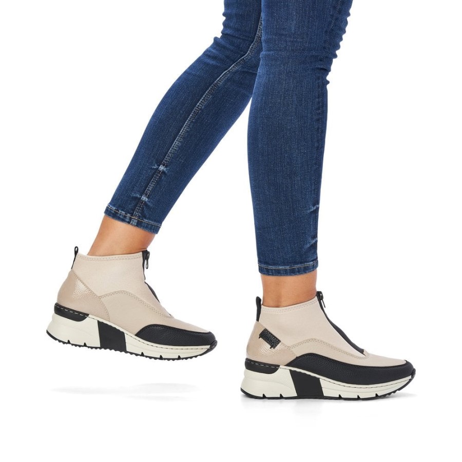 Rieker N6352 Cizme Dama Bej