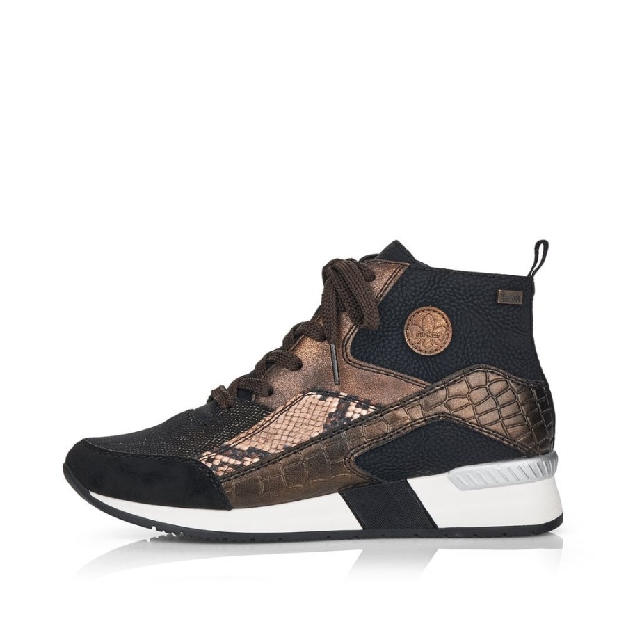 Rieker N7610 Cizme Femei Negre