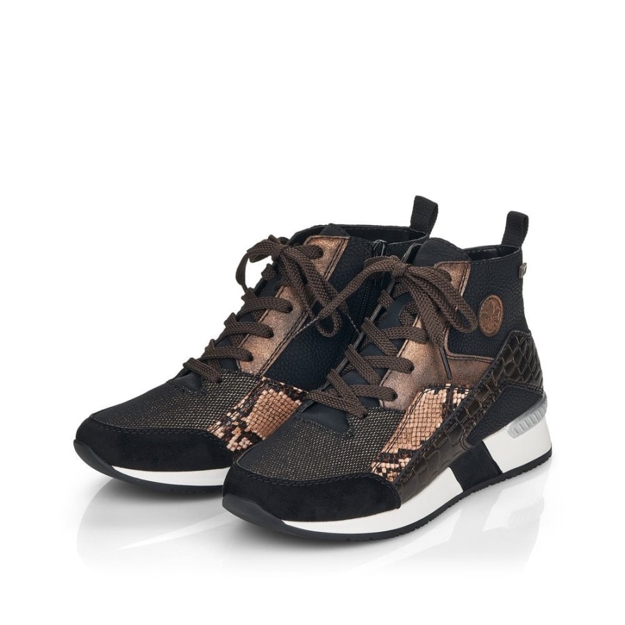 Rieker N7610 Cizme Femei Negre