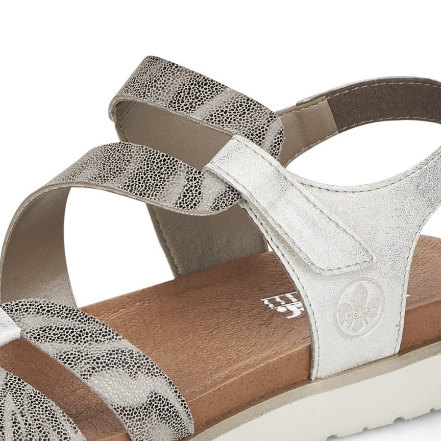 Sandale Femei Rieker V5069 Metalice