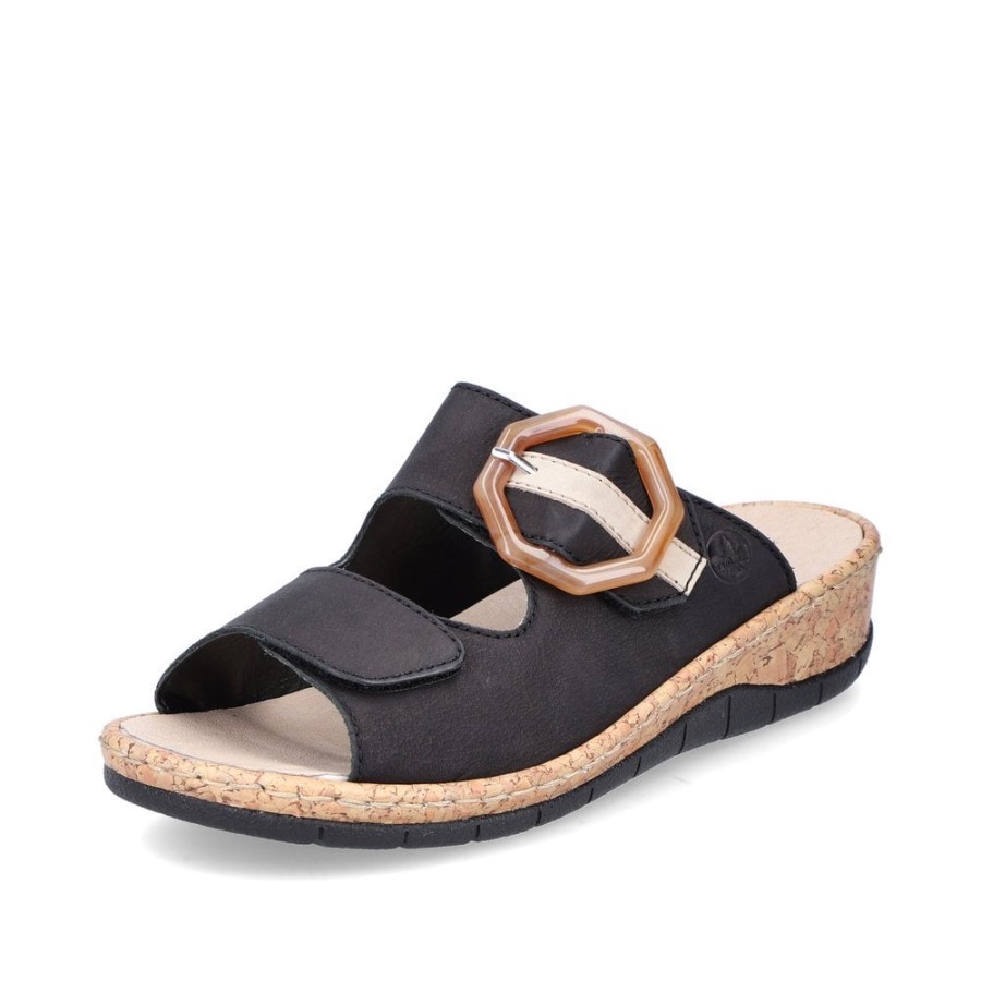 Sandale Femei Rieker V7150 Negre