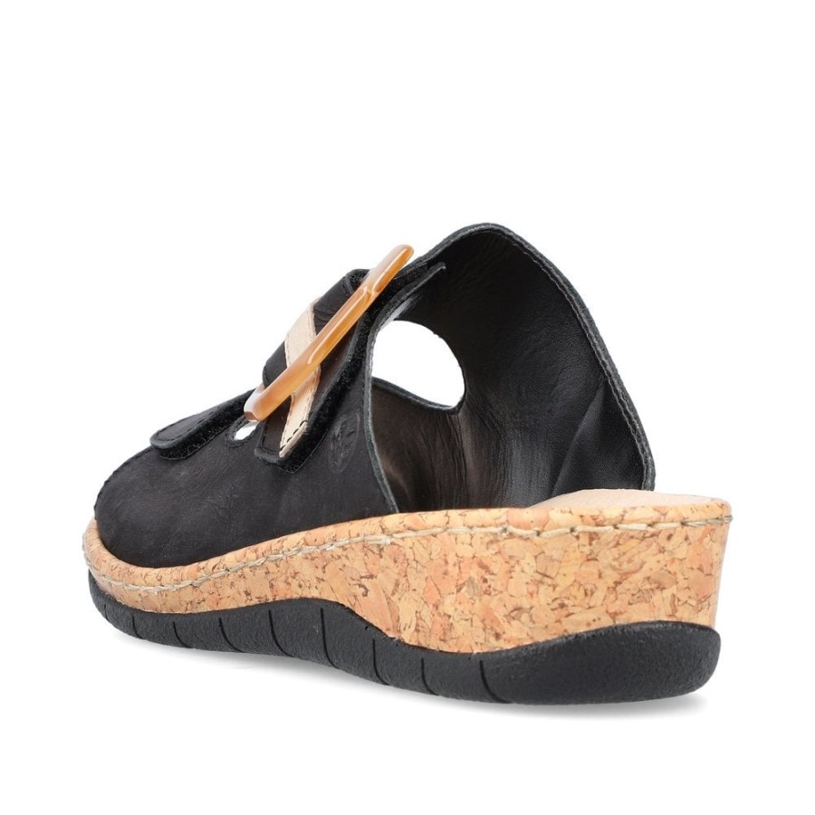 Sandale Femei Rieker V7150 Negre