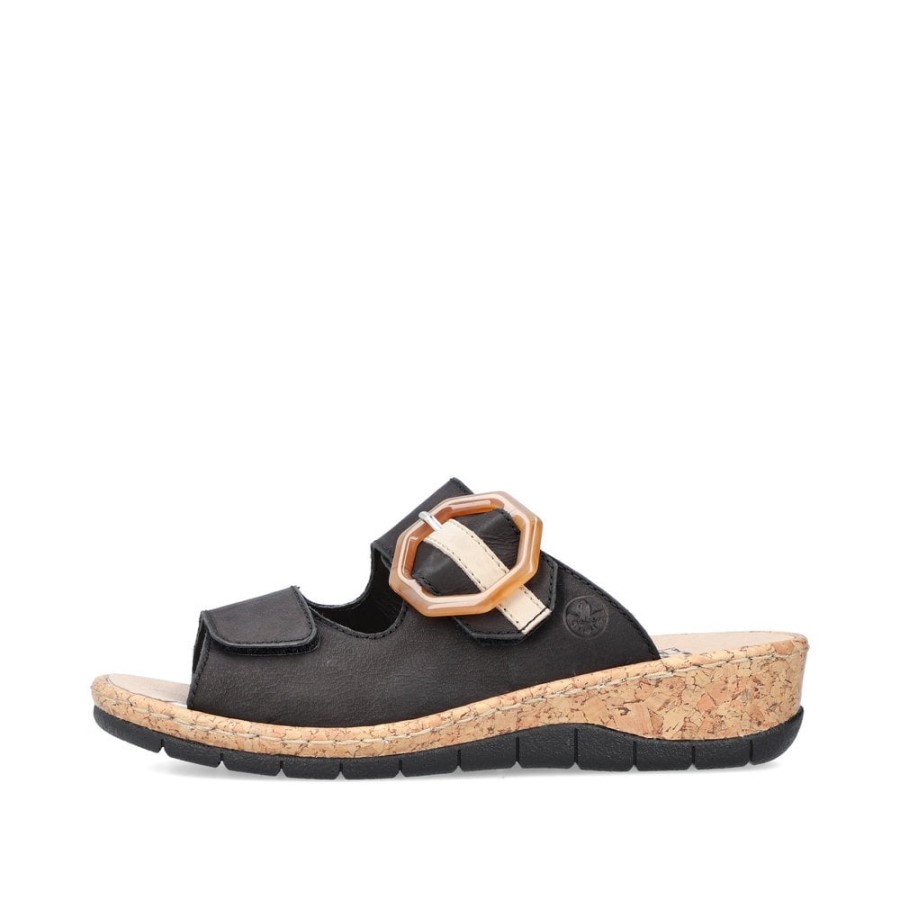 Sandale Femei Rieker V7150 Negre