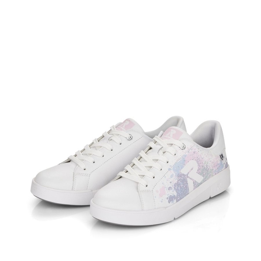 Pantofi Dama Rieker Alb R-evolution 41901