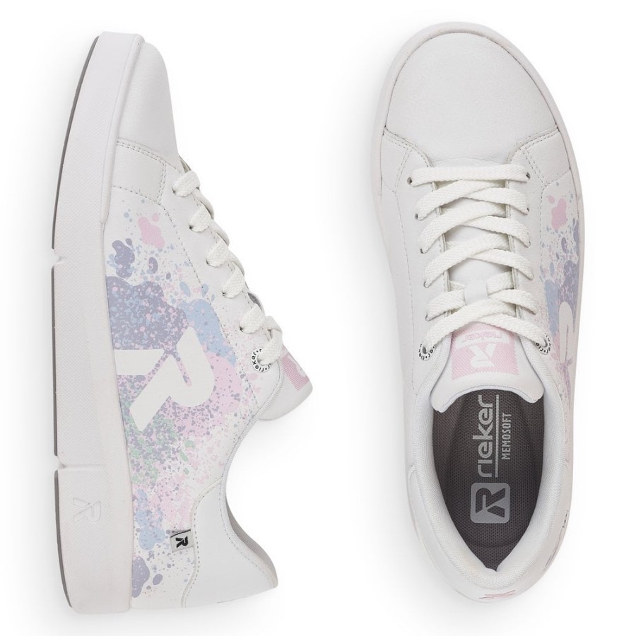 Pantofi Dama Rieker Alb R-evolution 41901