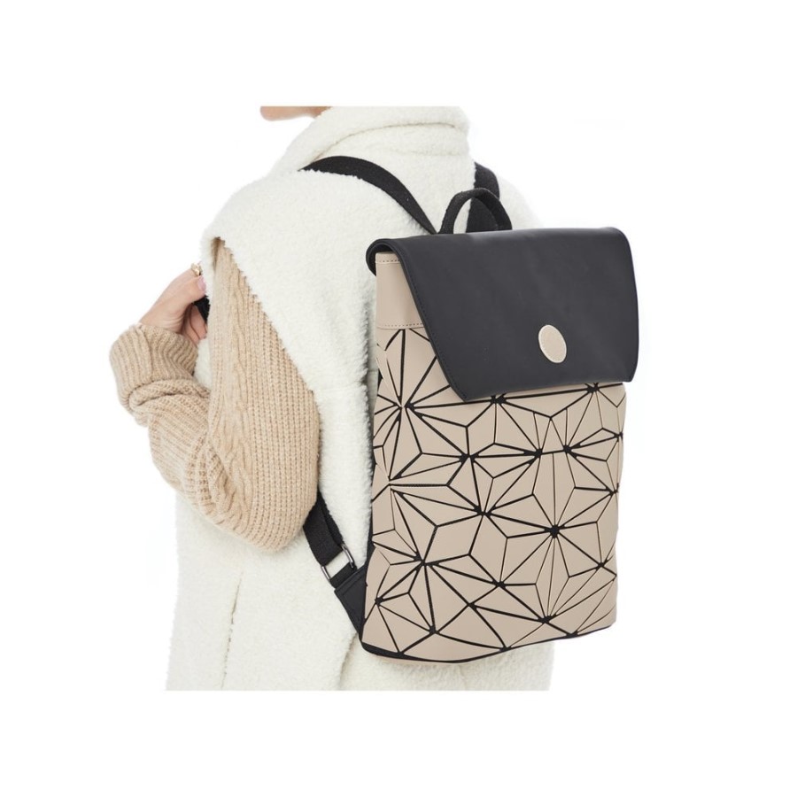 Alb Rieker H1391-62 Femei Bej Pliat Cu Geanta Magnet