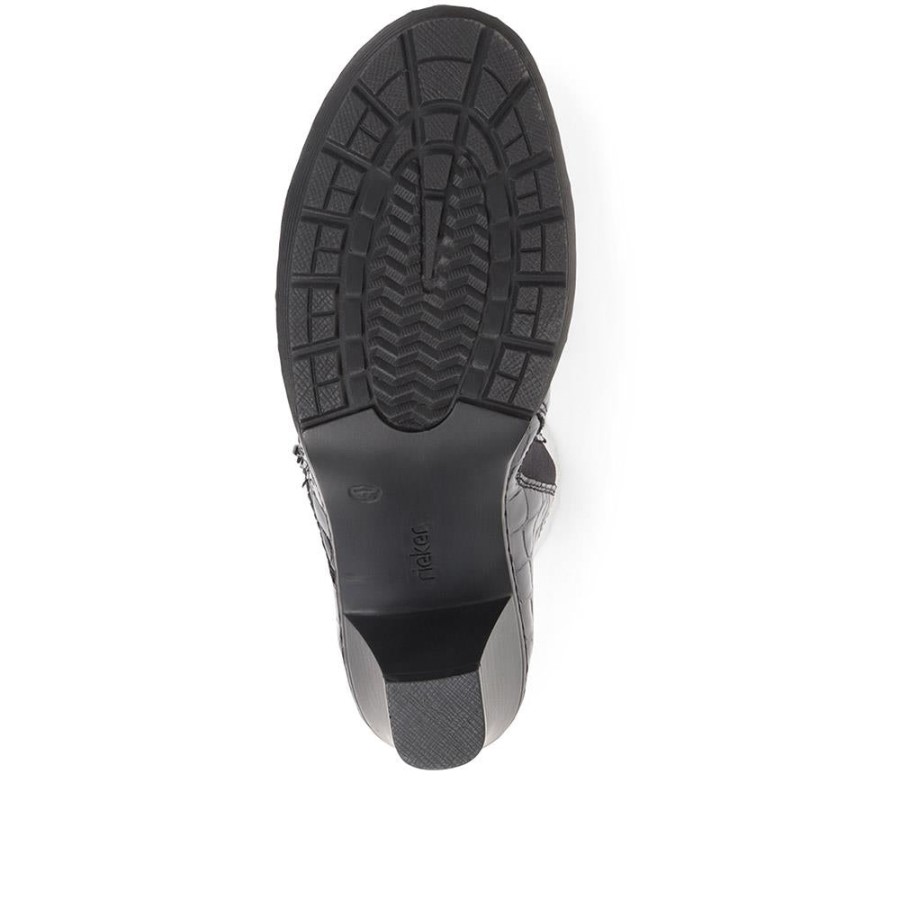 Rieker Pantof Cu Pantaloni Ușoare Lacuit Negru