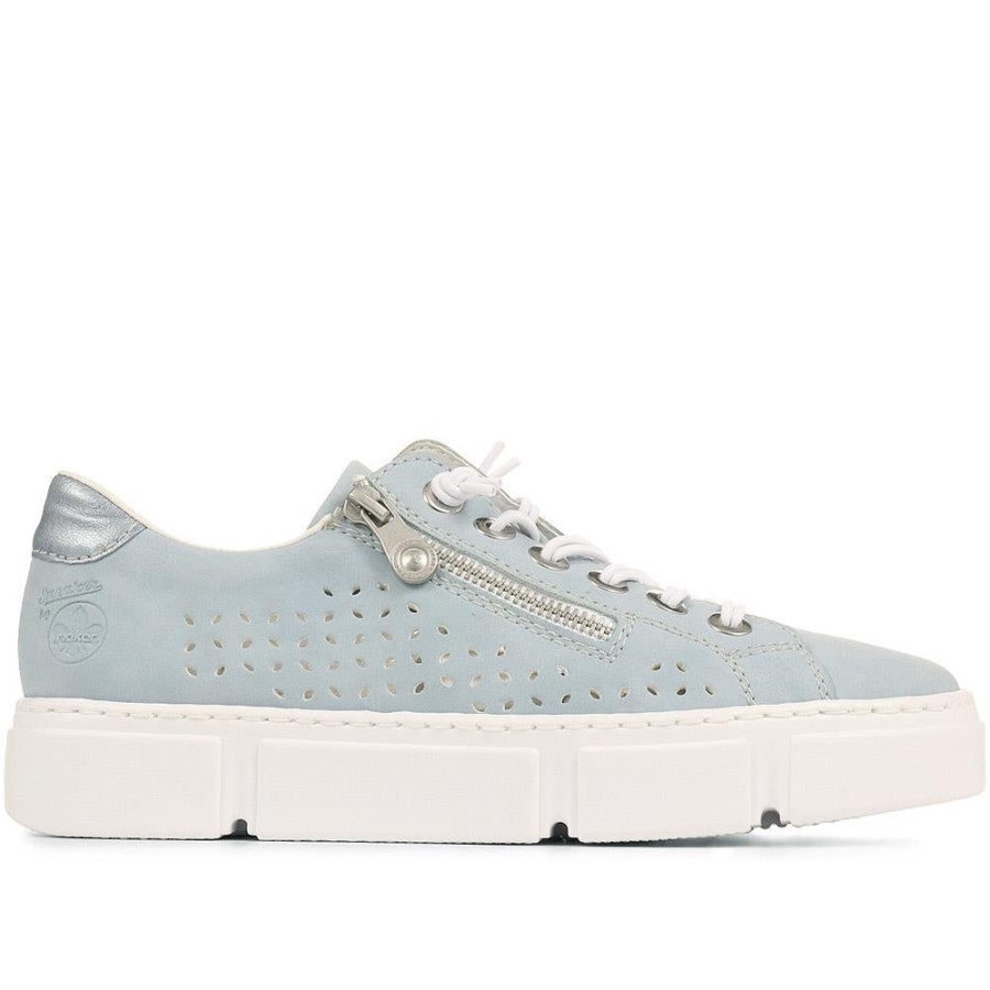 Pantofi Sport De Vară Rieker Albaștri Respirabili