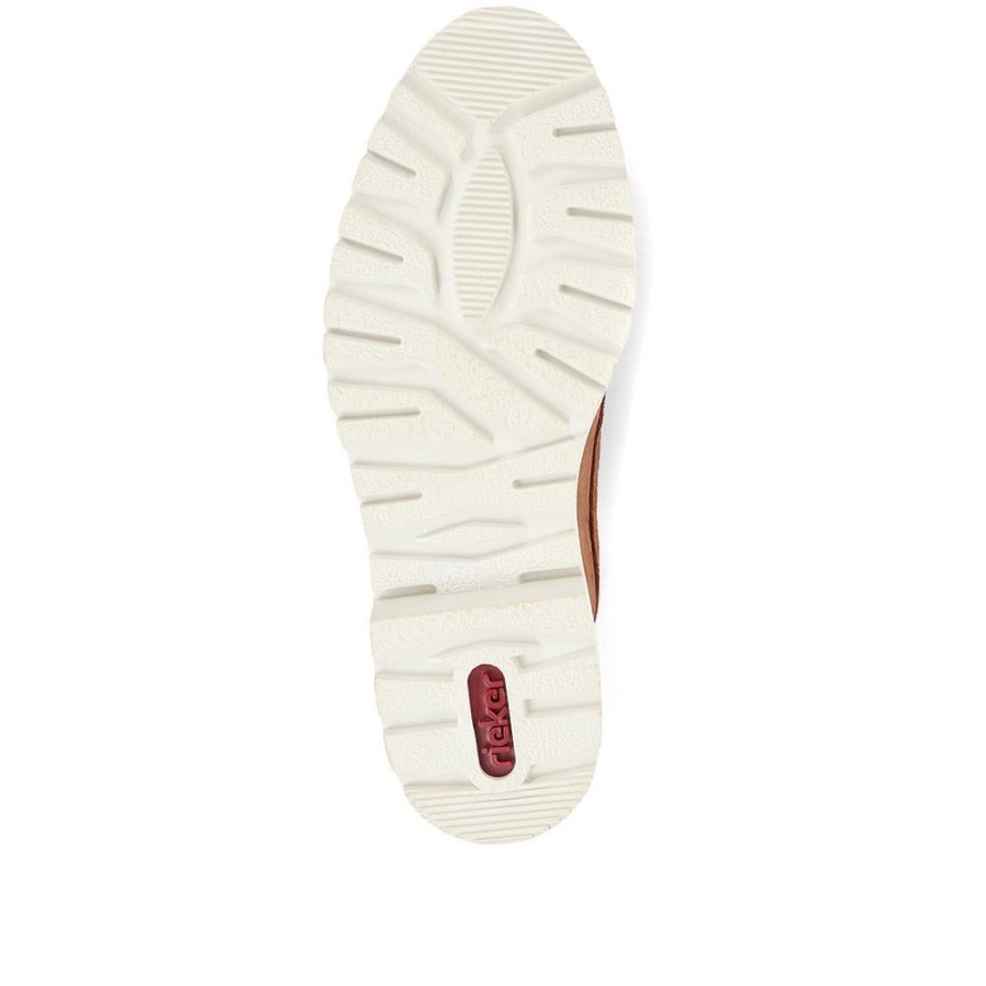 Rieker Mocasini Comozi Casual Cu Catarama Bronz