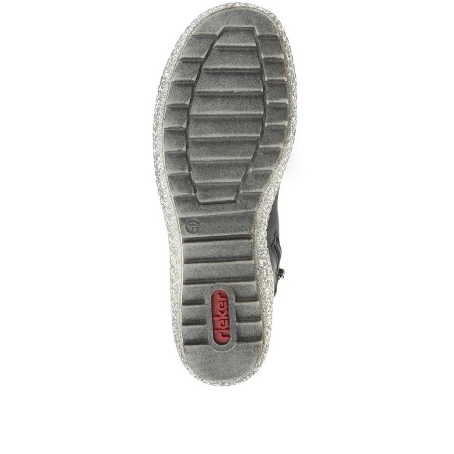 Rieker Botine Joely Confortabile Negre