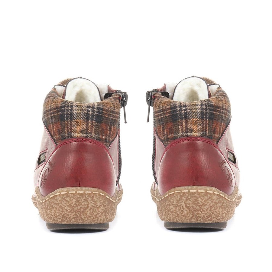 Botine Rieker Joely Burgundy