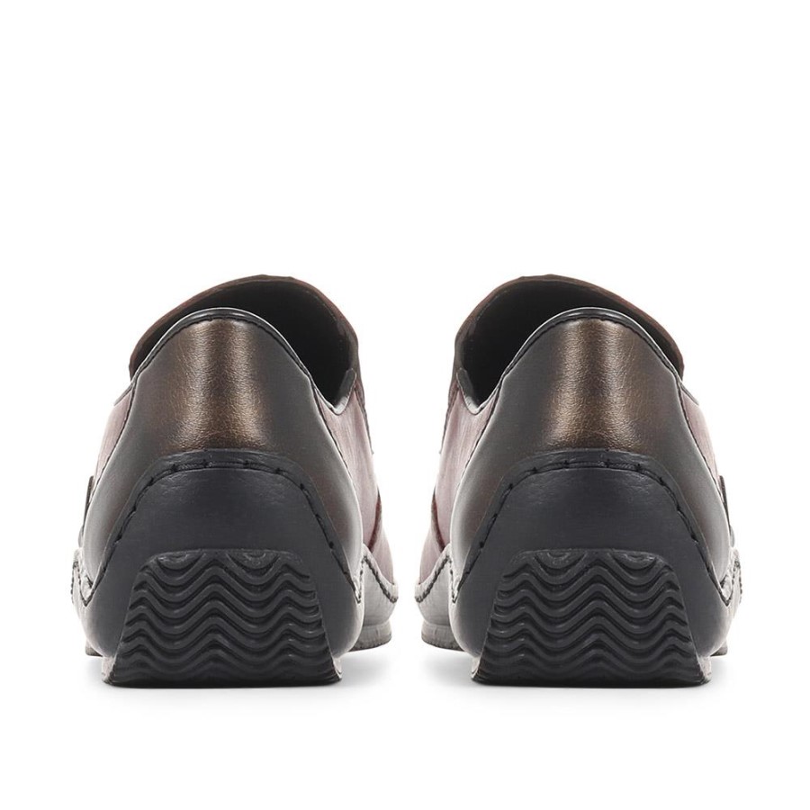 Rieker Slip On Pantofi Visiniu