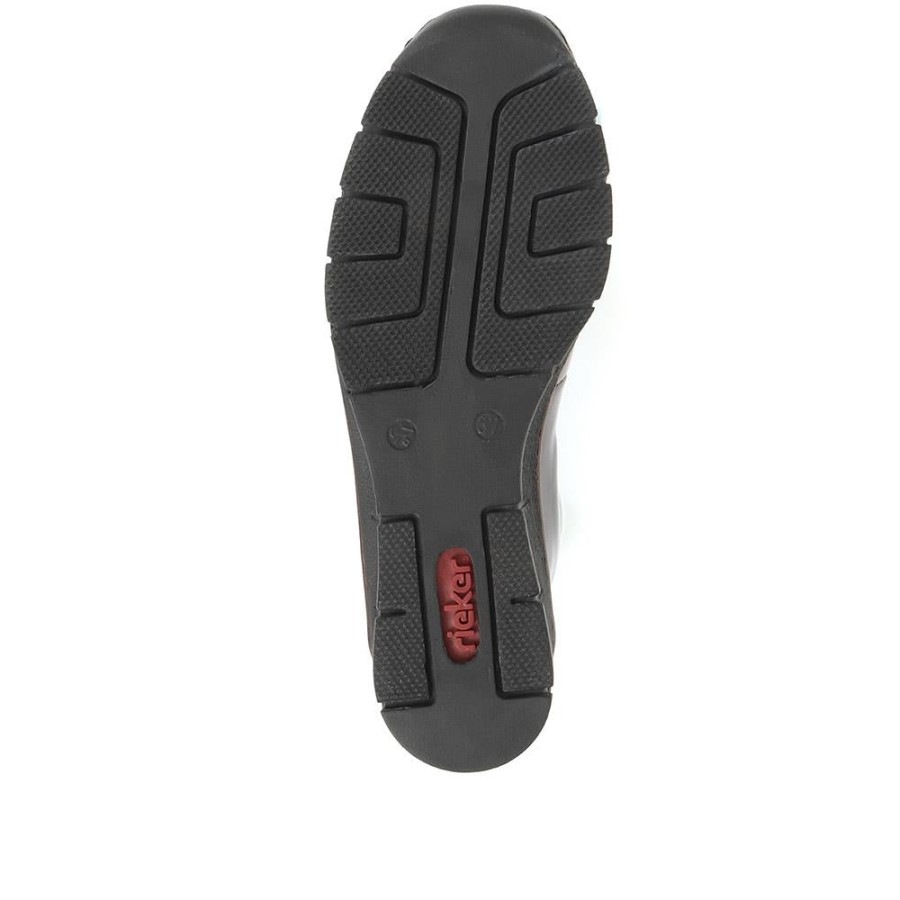 Rieker Pantofi Cu Pană Cu Slip-on, Lavete De Visiniu