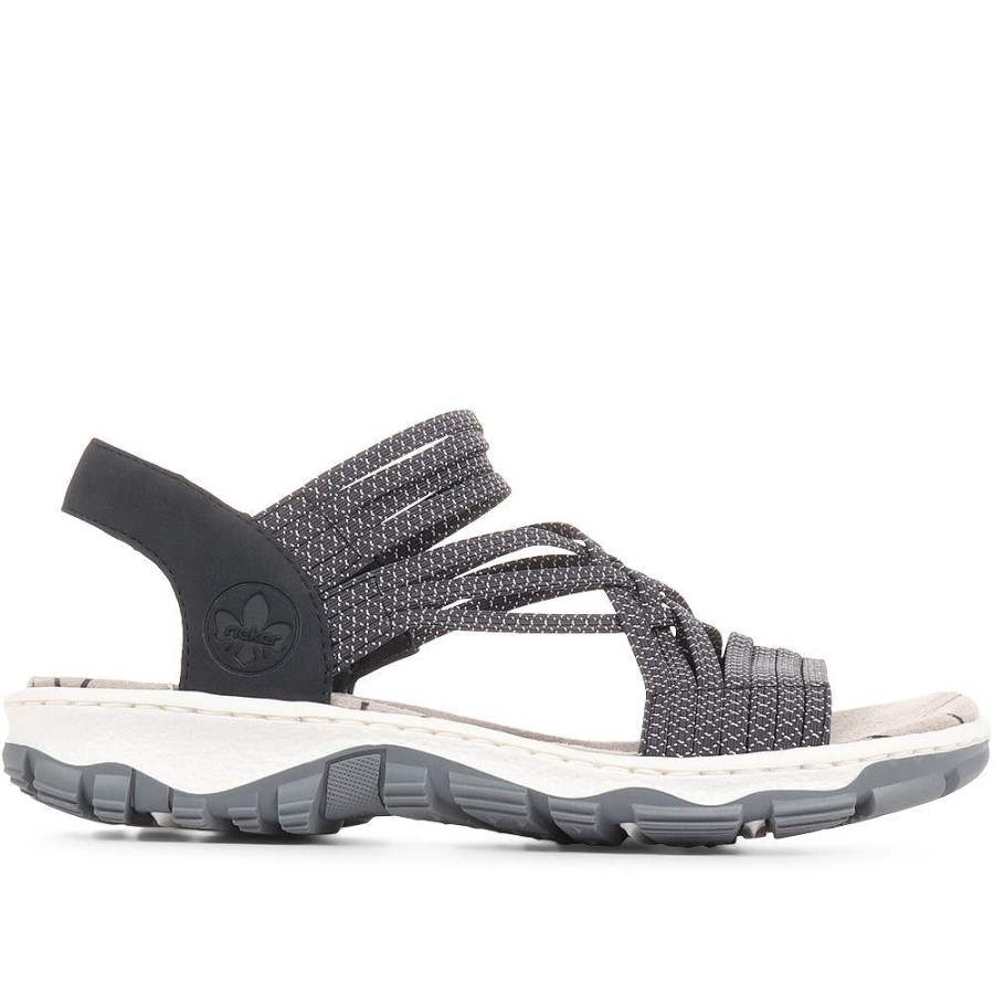 Sandale Elastice Rieker Bleumarin