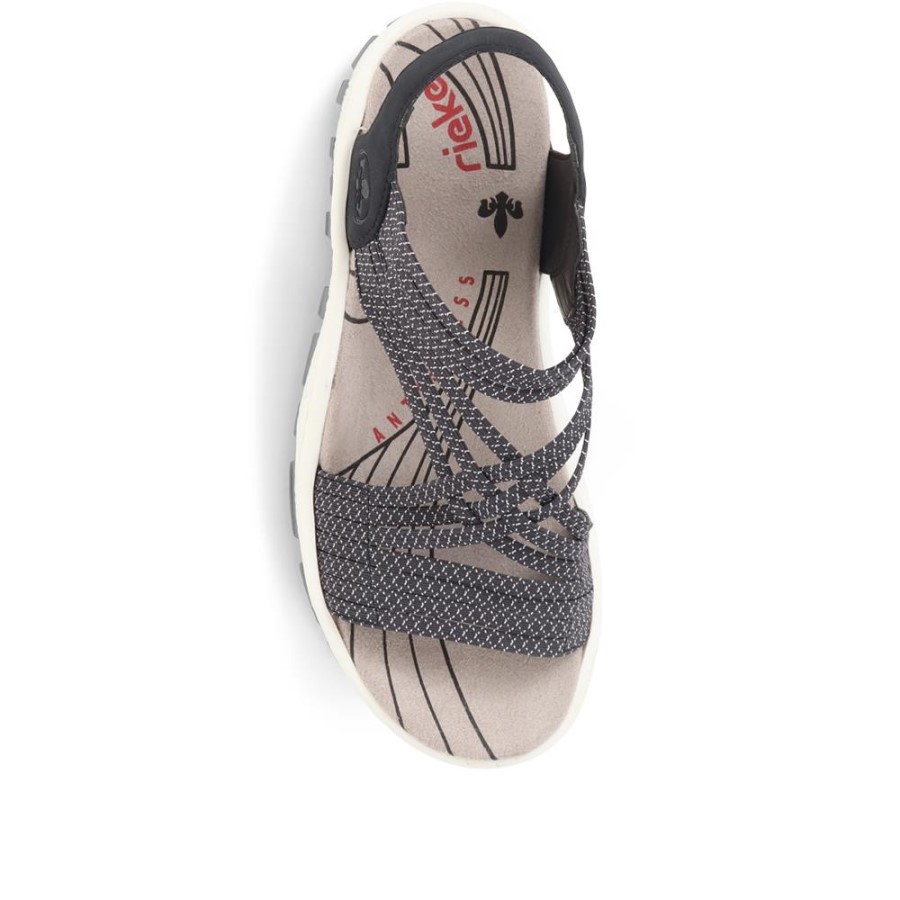 Sandale Elastice Rieker Bleumarin