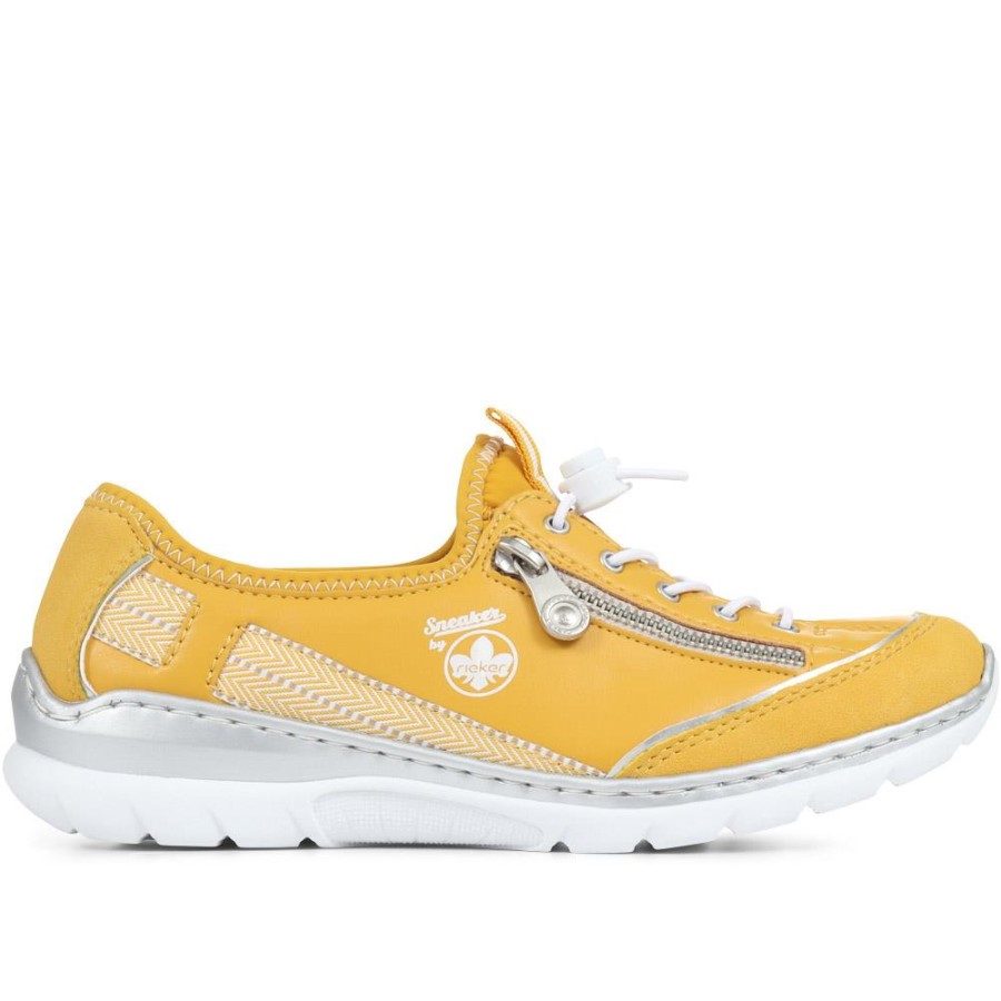 Pantofi Sport Slip-on Rieker, Galbeni