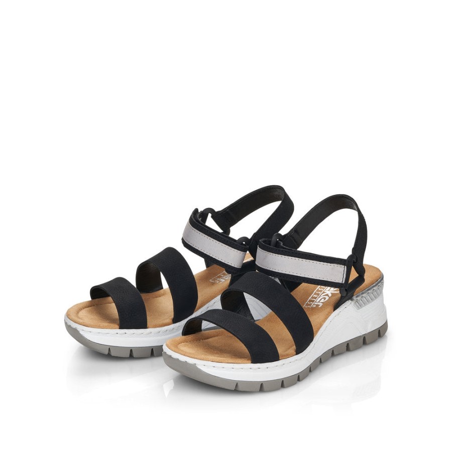 Rieker 66402 Trandafir Negru