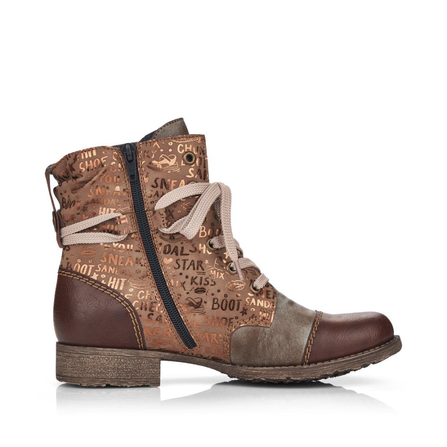 Rieker 70822 Payton Brandy