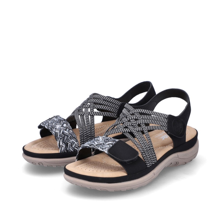 Rieker Black V8889 Franja