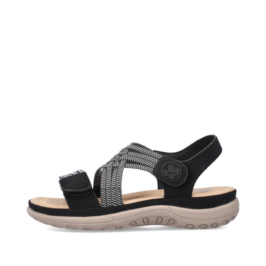 Rieker Black V8889 Franja