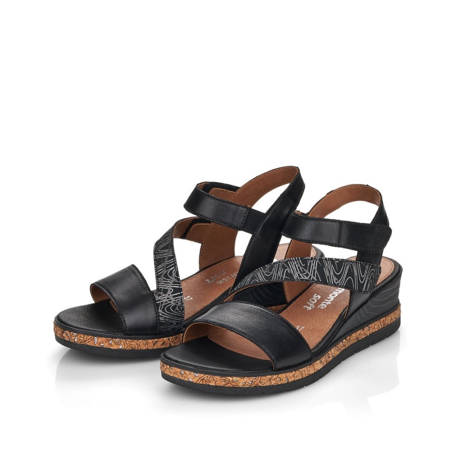 Rieker D3054 Jerilyn Negru