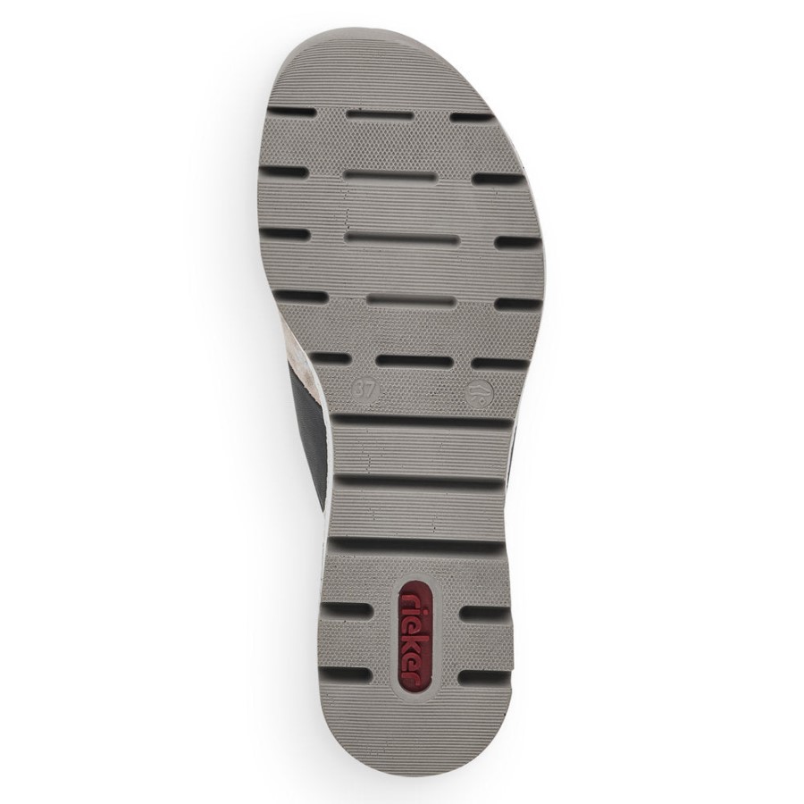 Rieker Negru 66492 Trandafir