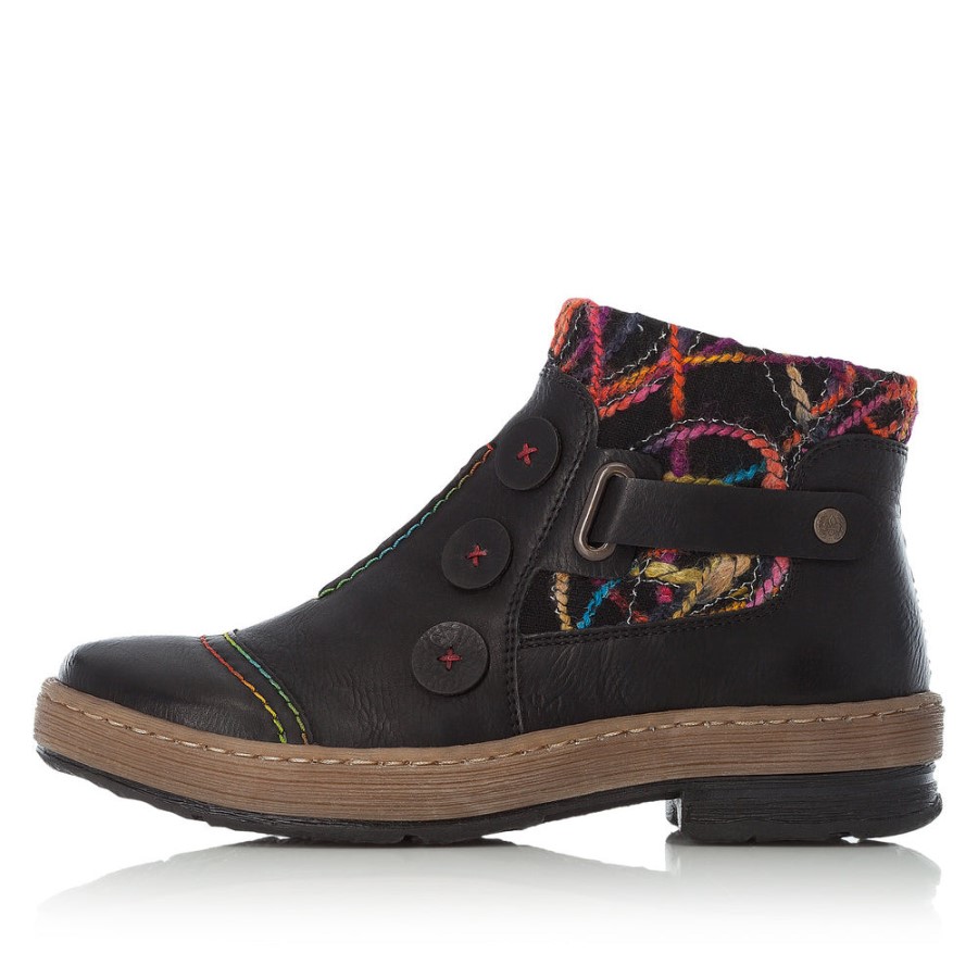 Rieker Z6759 Felicitas Negru
